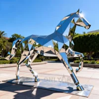 Modern Outdoor Life Size Horse Statue