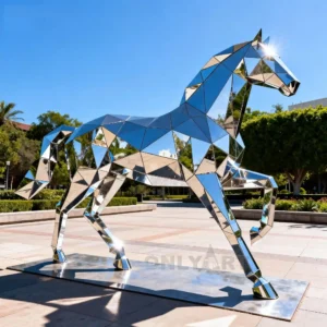 Modern Outdoor Life Size Horse Statue