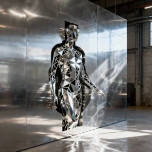 Modern Wall Sculpture - Art Figure Statue