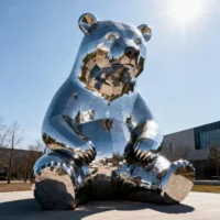 Outdoor Bear Sculpture