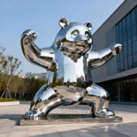 Outdoor Landscape Kung Fu Panda Sculpture
