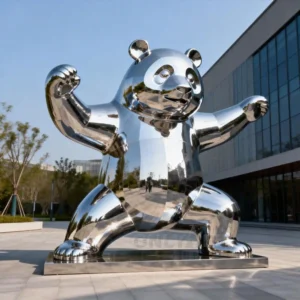 Outdoor Landscape Kung Fu Panda Sculpture