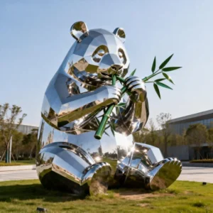 Outdoor Large Panda Garden Statue