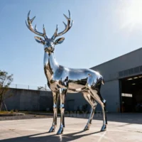 Outdoor Large Stag Garden Statue