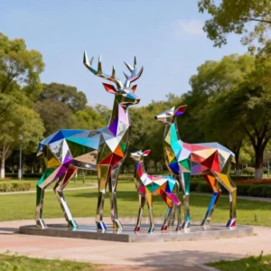 Outdoor Life Size Reindeer Statues For Sale