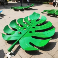 Stainless Steel Metal Leaf Sculpture