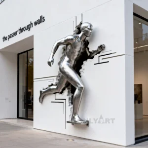 The Metal Passer Through Walls Sculpture