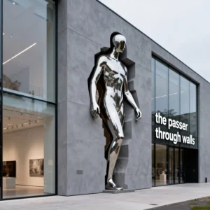 The Passer Through Walls - Breakthrough Sculpture