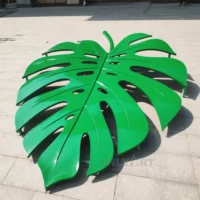 Villa Metal Leaf Sculpture