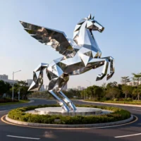 Winged Horse Pegasus Statue For Sale