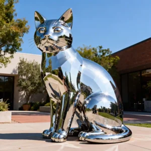 Chinese Cat Statue For Outside