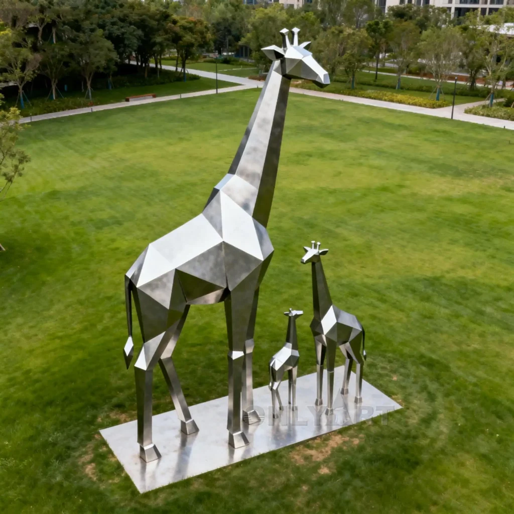 Full Size Giraffe Statue