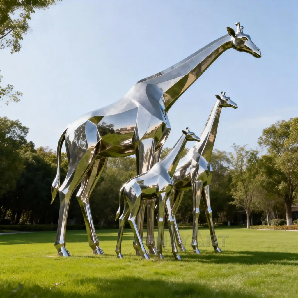 Garden Metal Giraffe For Sale