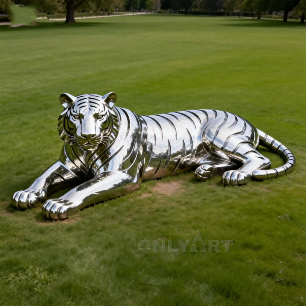 Garden Outdoor Life Size Tiger Statue