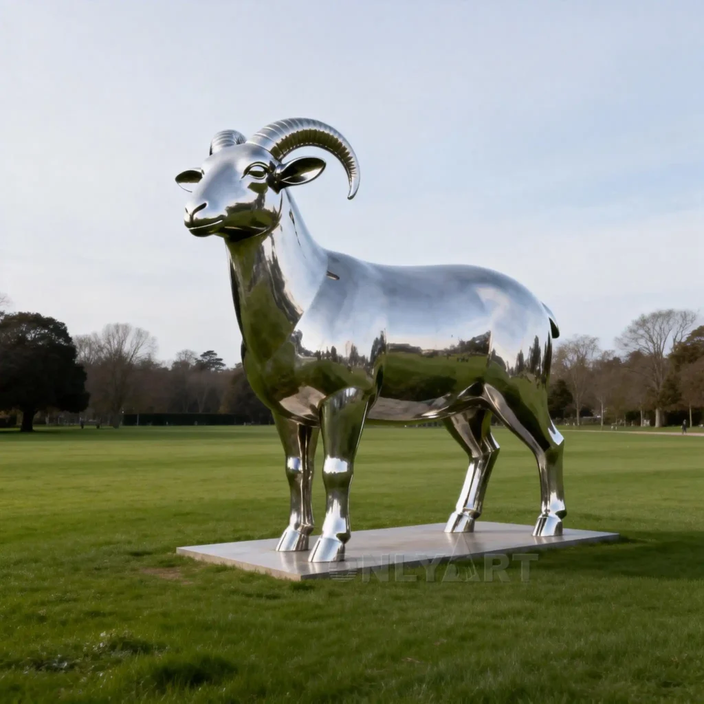 Garden Sheep Sculpture For Sale