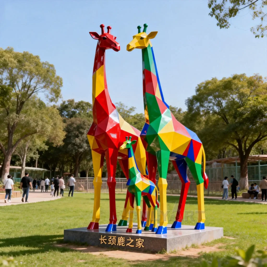 Giraffe Lawn Statue For Sale