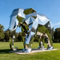 Large Garden Elephant Statue