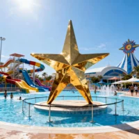 Large Gold Starfish Sculpture