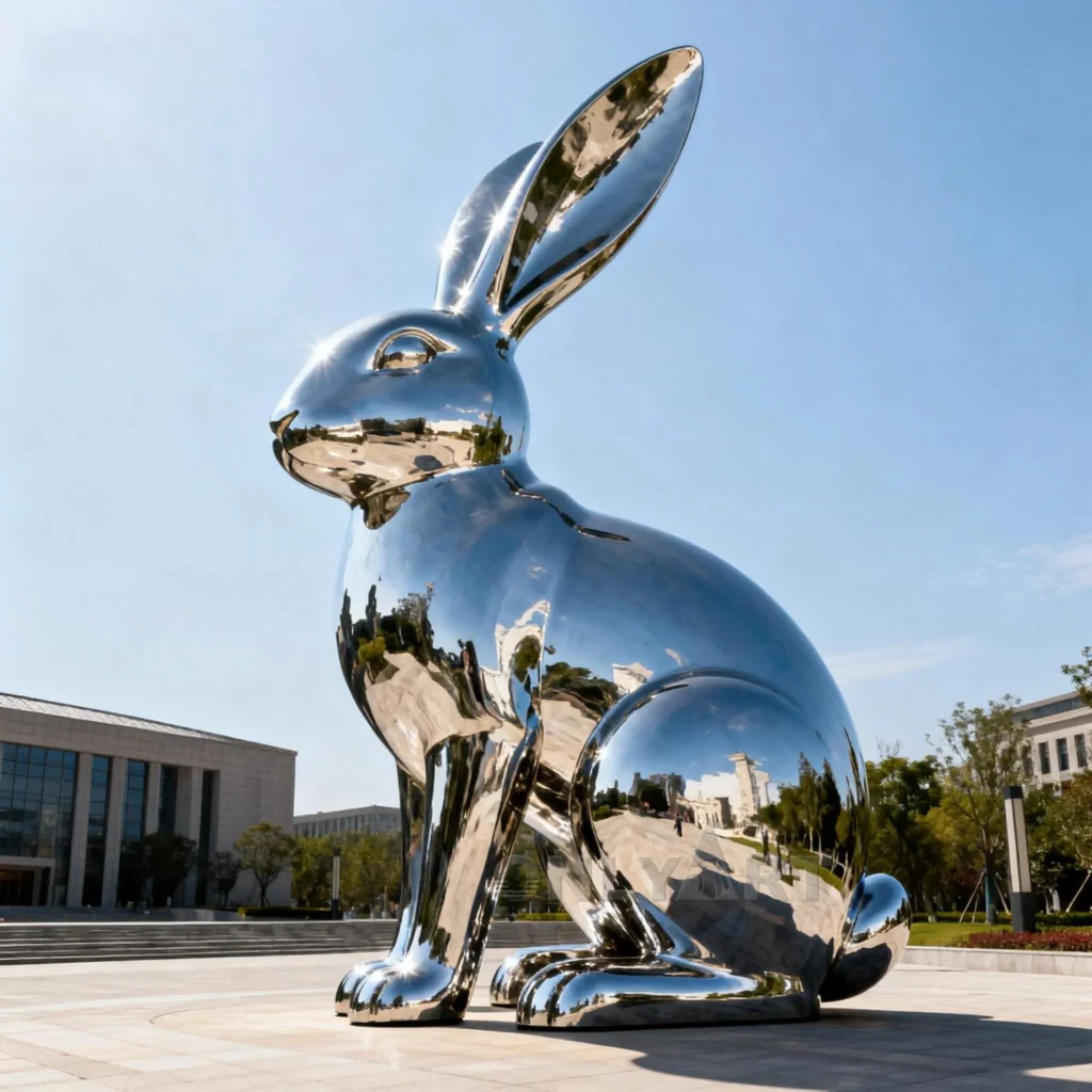 Large Outdoor Garden Rabbit Statues