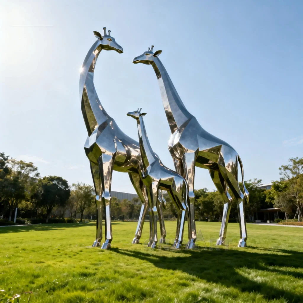 Large Outdoor Giraffe Statue