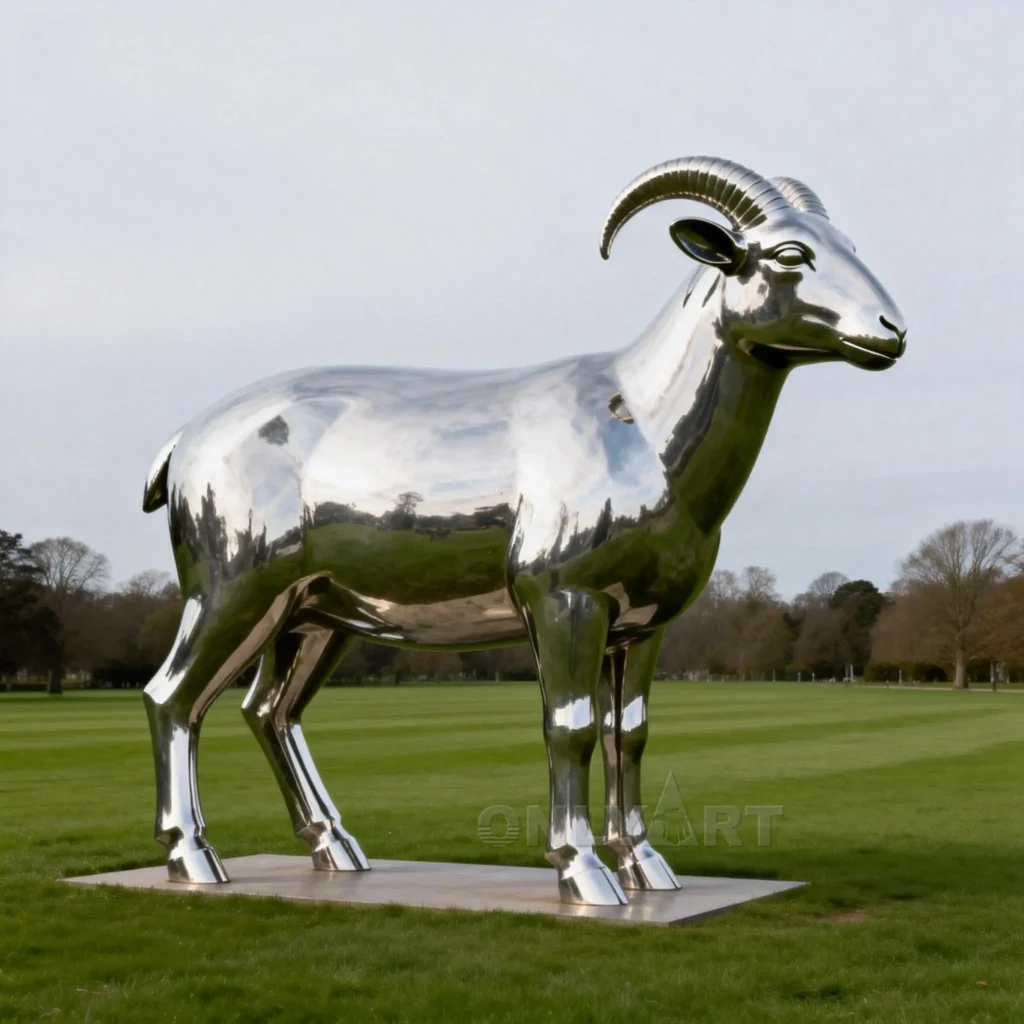 Large Sheep Statue Garden Ornamental