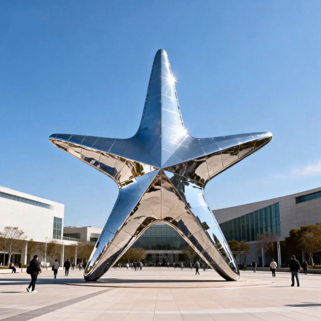 Metal Large Starfish Sculpture