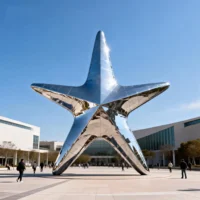 Metal Large Starfish Sculpture