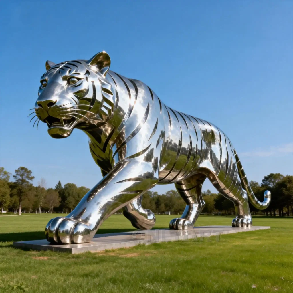 Metal Large Tiger Statue