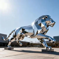 Metal Lion Statues For Front Porch