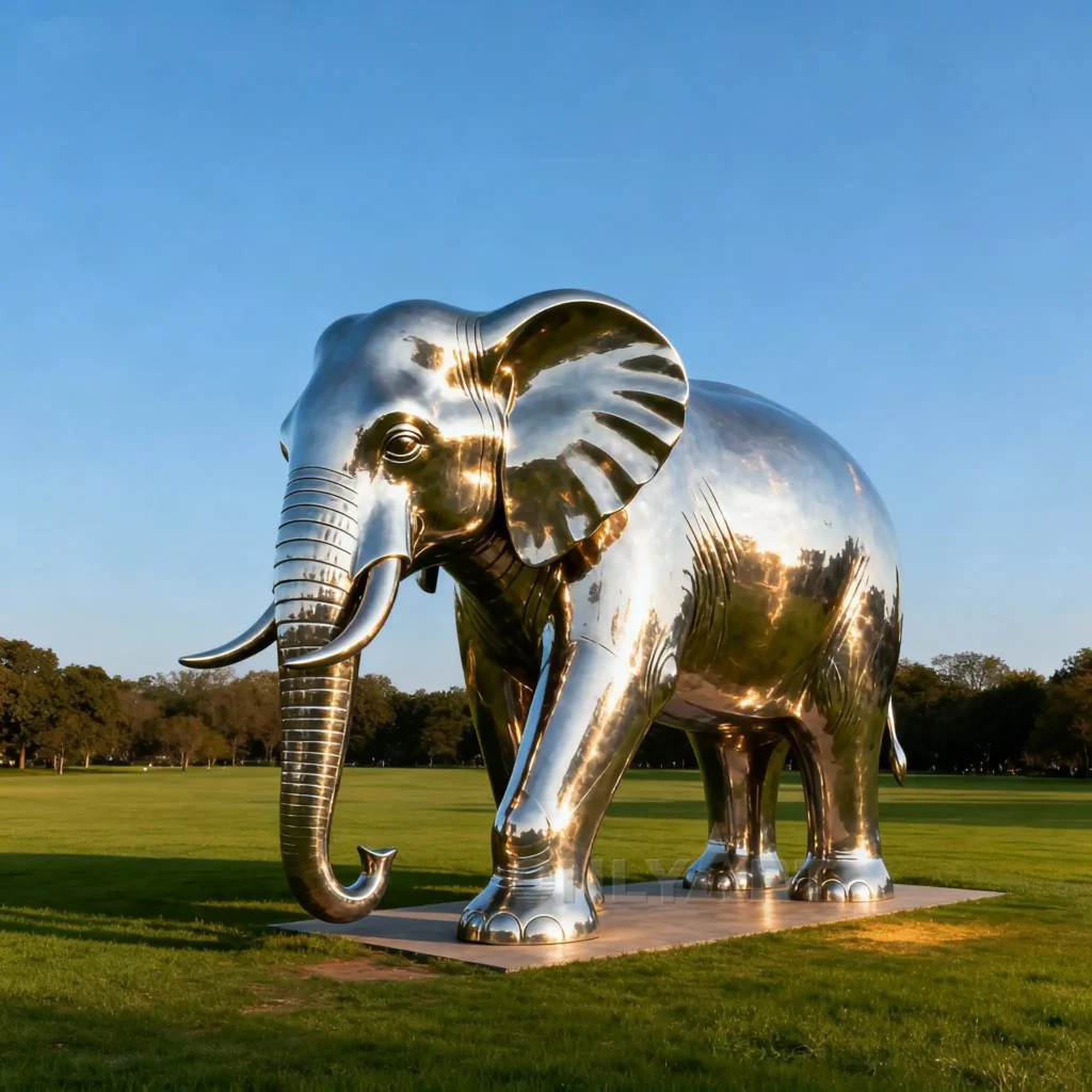 Outdoor Large Metal Elephant Statue