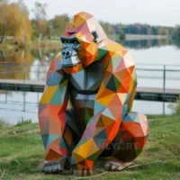 Metal Art Gorilla Statue For Sale