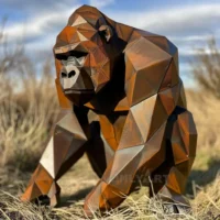 Outdoor Gorilla Statue For Sale
