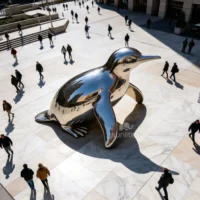Giant Penguin Sculpture For Sale