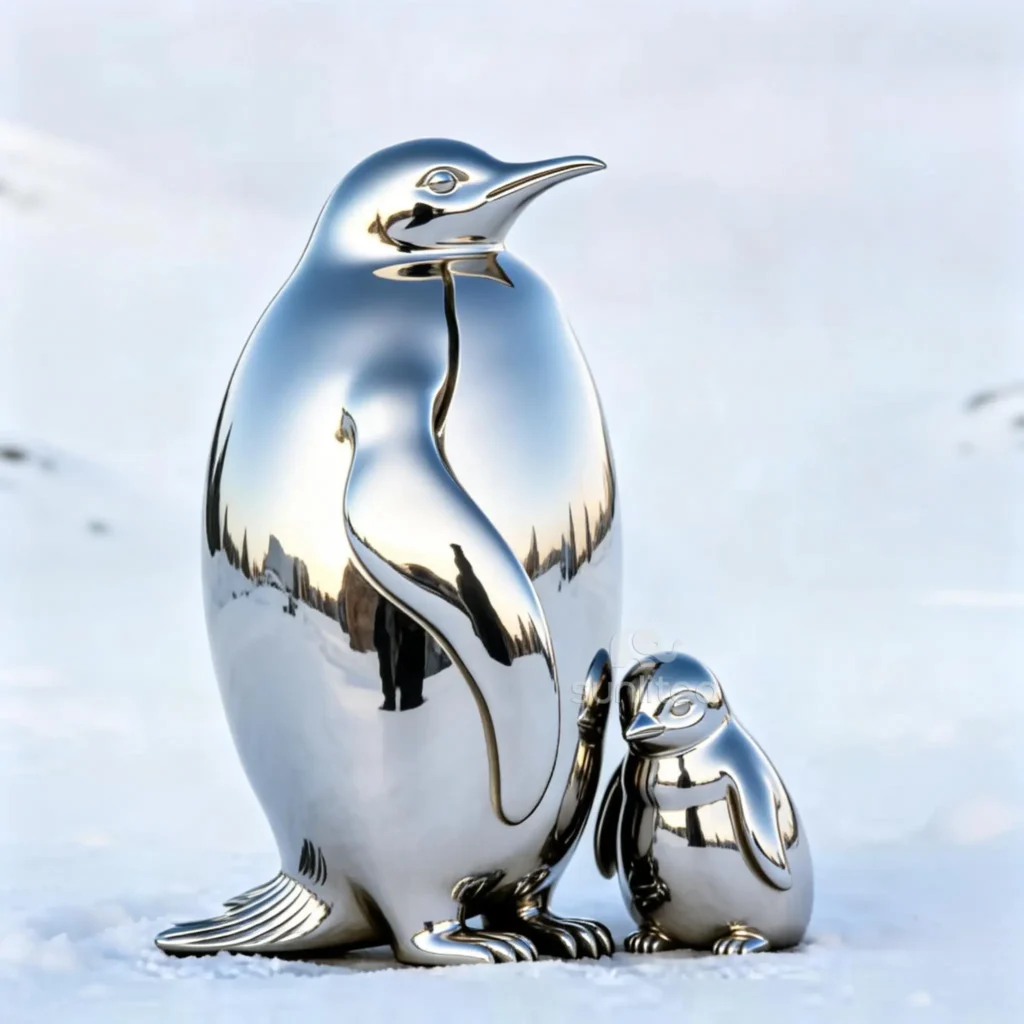 Life Size Penguin Sculpture For Outdoor