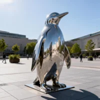 Life Size Penguin Yard Statue