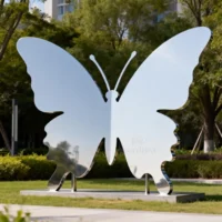 Metal Butterfly Sculpture For Garden