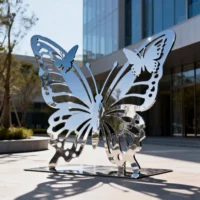 Outdoor Metal Giant Butterfly Sculpture