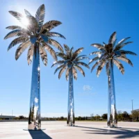304 Stainless Steel Palm Tree Statue