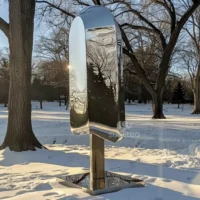 Big Metal Ice Cream Statue For Sale