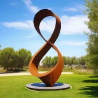 Corten Steel Eight Sculpture Hotel Project