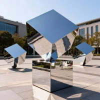 Cubic Sculpture Stainless Steel