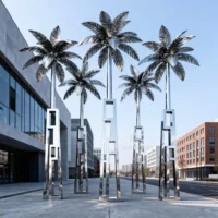 Custom Giant Metal Palm Tree Yard Decor
