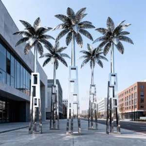 Custom Giant Metal Palm Tree Yard Decor