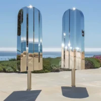 Decor Giant Metal Popsicle Statue