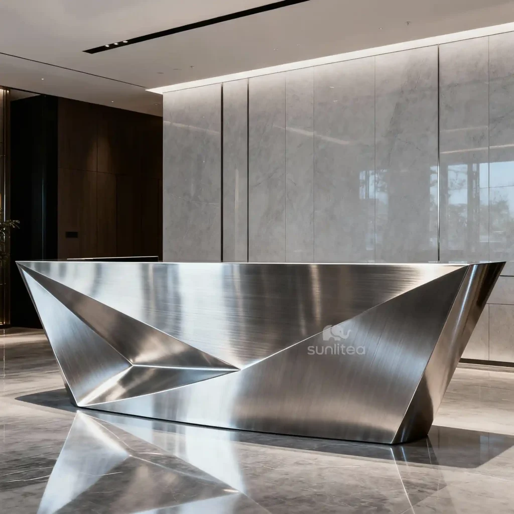Decor Home Metal Reception Counter For Sale