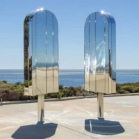 Decor Stainless Steel Ice Cream Sculpture
