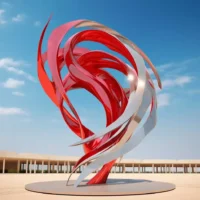 Extra Large Statue Metal Art Exhibition Hall Project