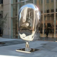 Giant Metal Melting Ice Lolly Sculpture Ornament