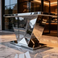 Indoor Decoration Metal Desk Sculpture