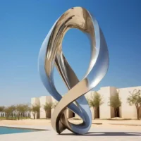 Large Abstract Sculpture Outdoor Decor